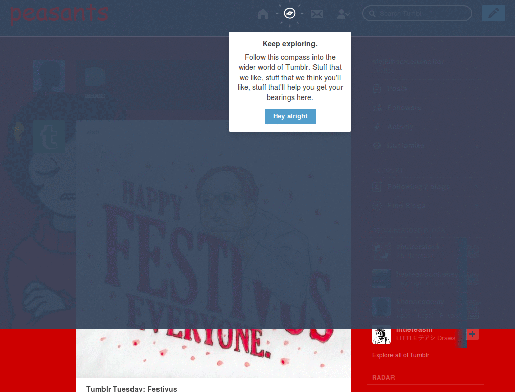 kankri tumblr dash theme