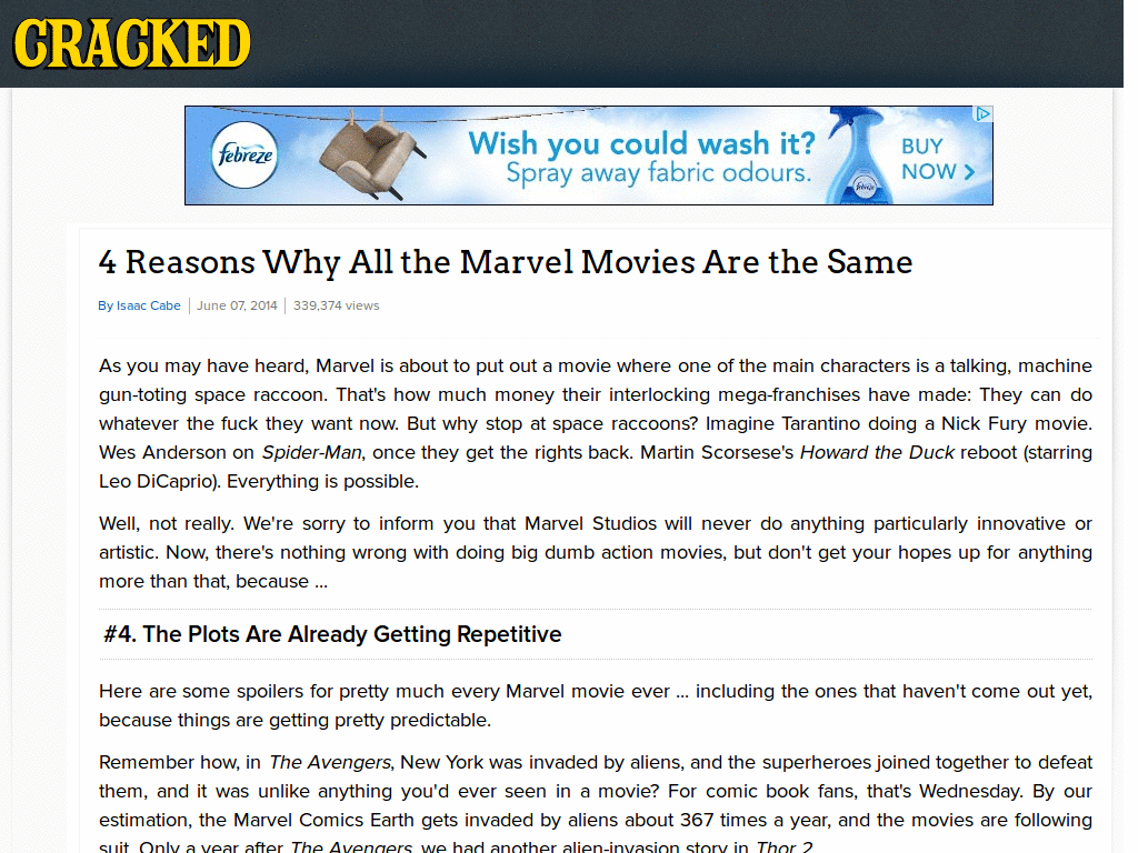 Minimalist Cracked.com