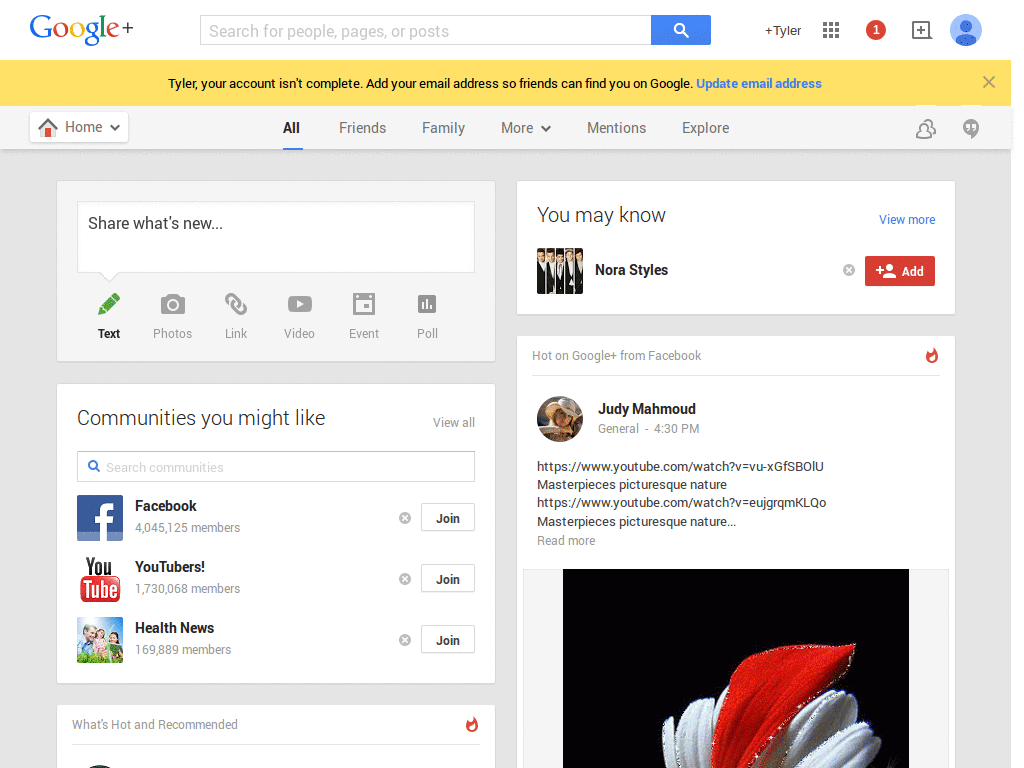 Google+ Feed Xpander