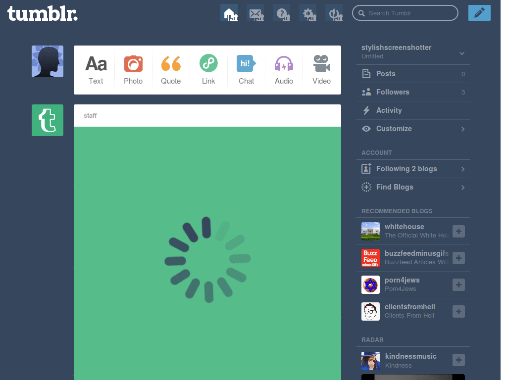 Tumblr Home Icon