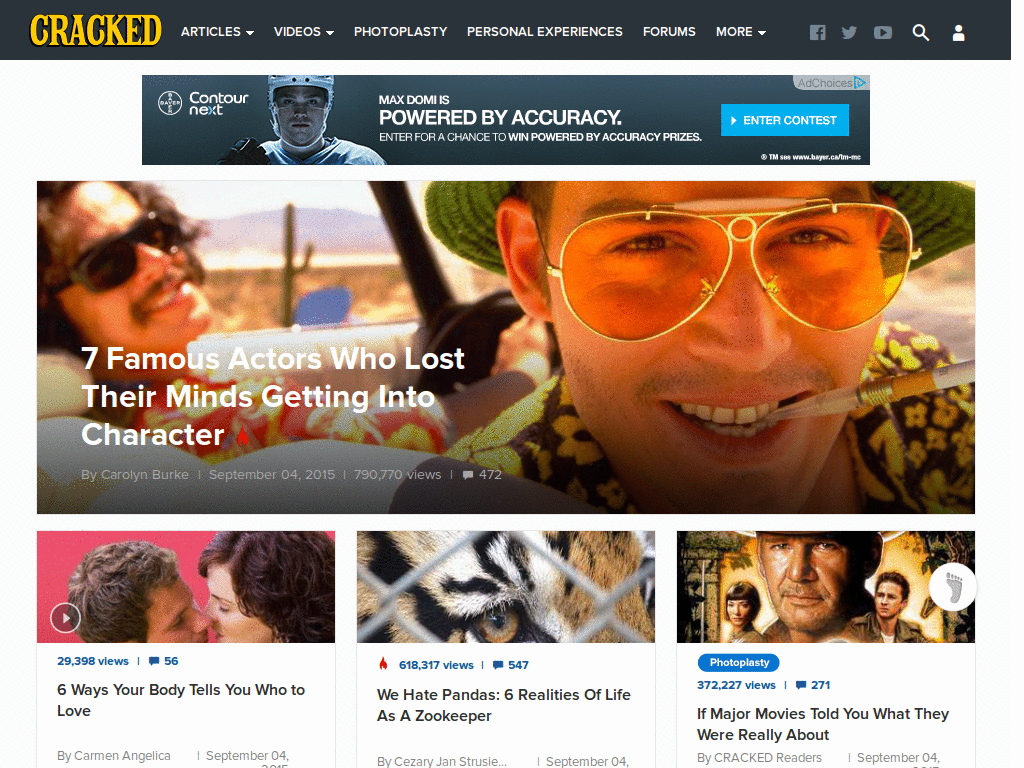 Cracked.com - Just the article 1.1 [WIP]