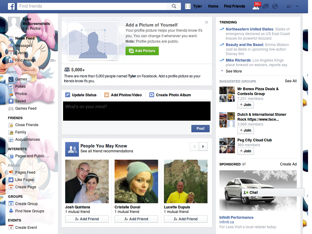 Mickey para Facebook