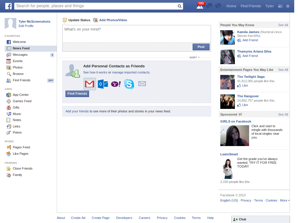 Booster's Facebook Abstract Black Twist v1.0