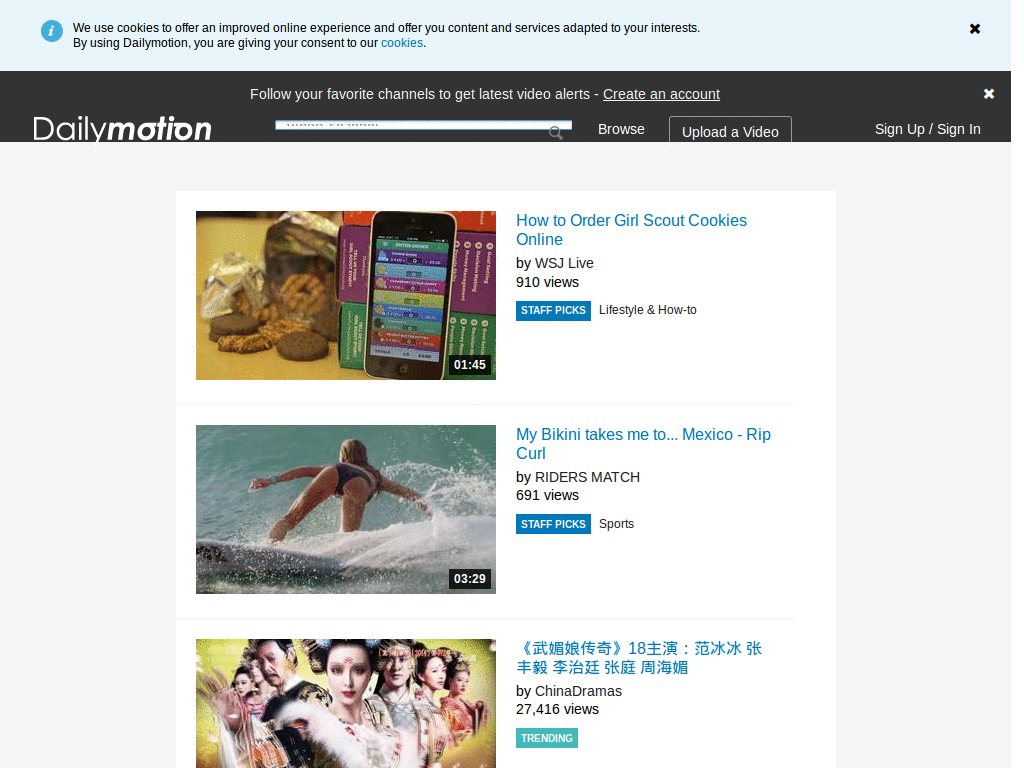 dailymotion.com simple