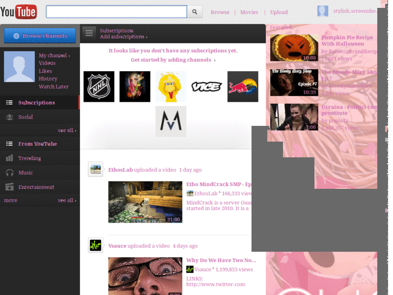 Chobits Youtube Style