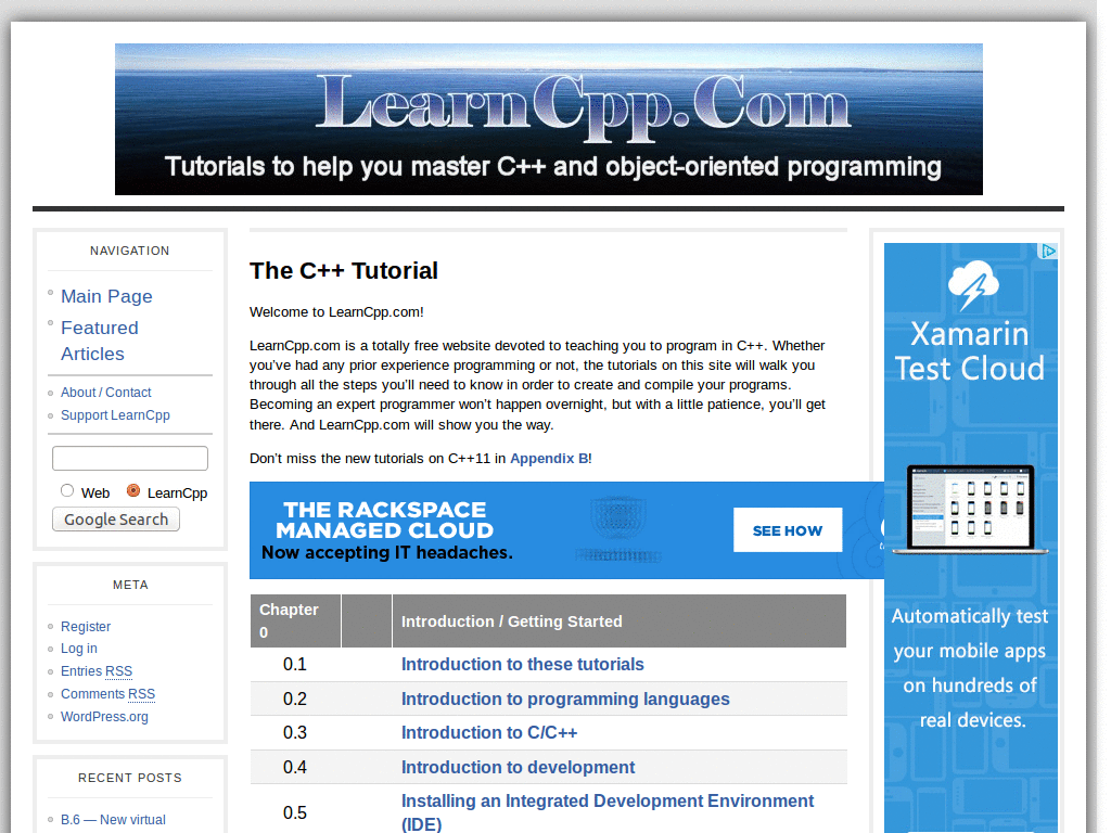 Fix learncpp.com search bar