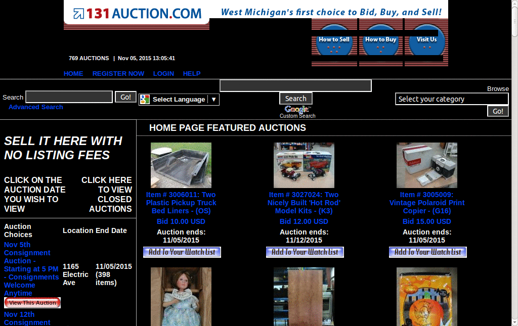 us131auction dark