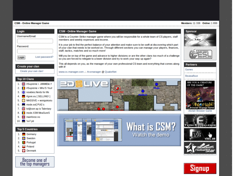 CS-Manager.com - C13 COMMUNITY Theme