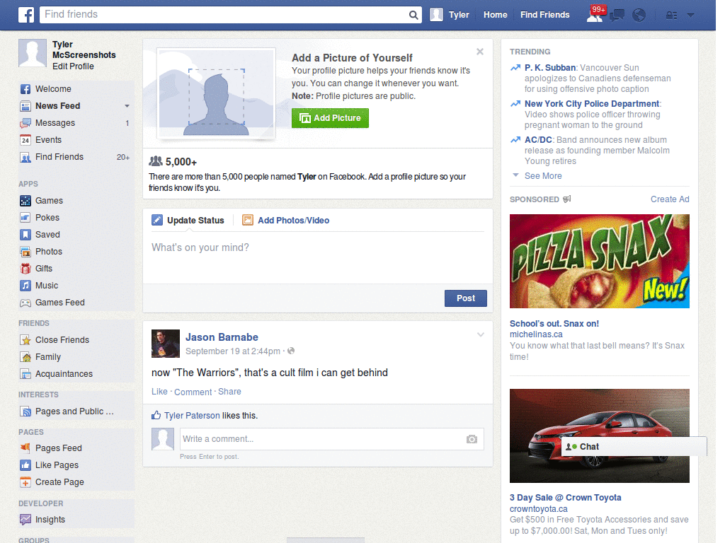 Facebook eyepleasing background