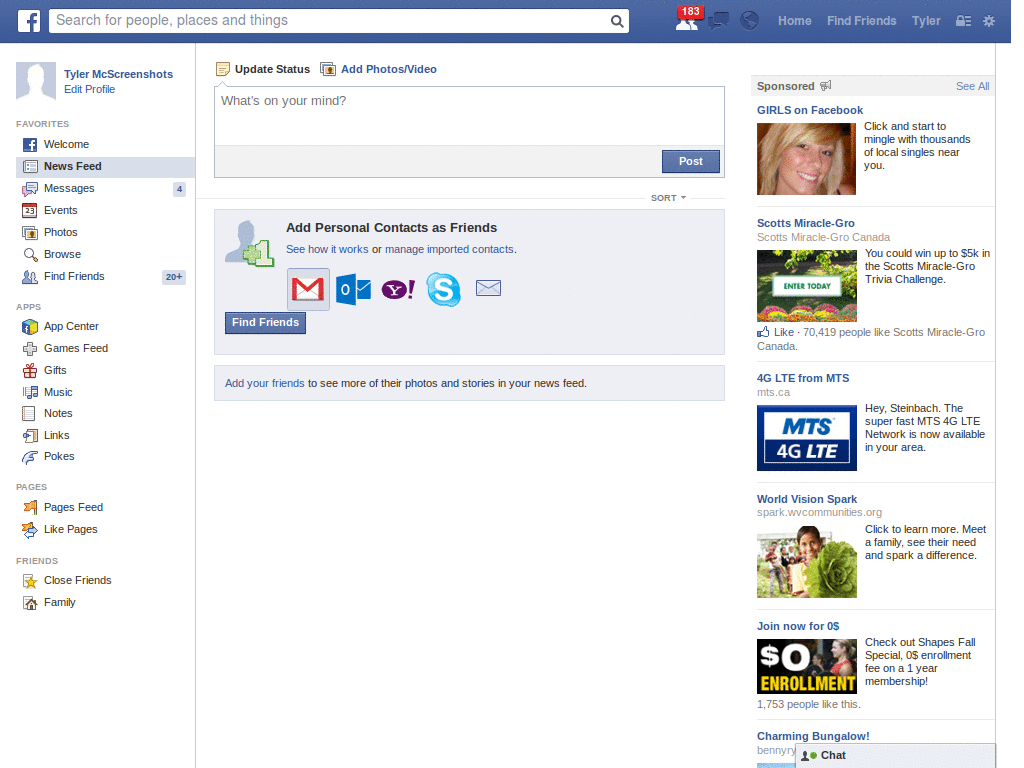 beautiful minimalistic facebook login