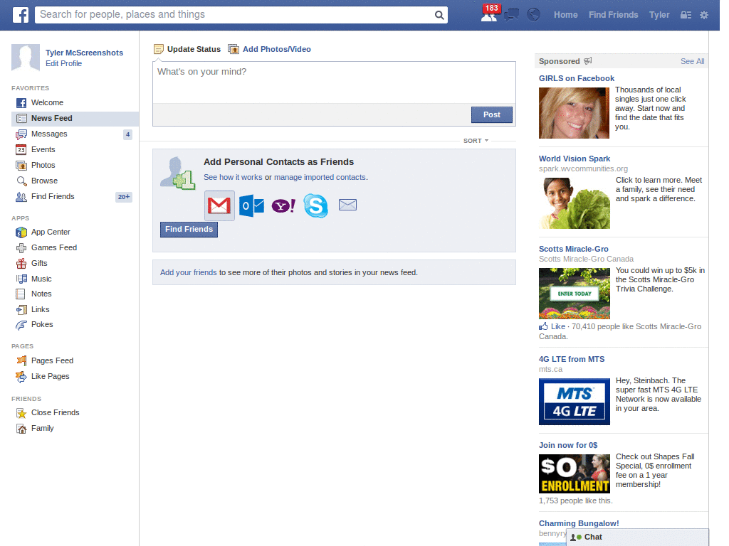 Booster's Facebook Living Blue sea v1.0