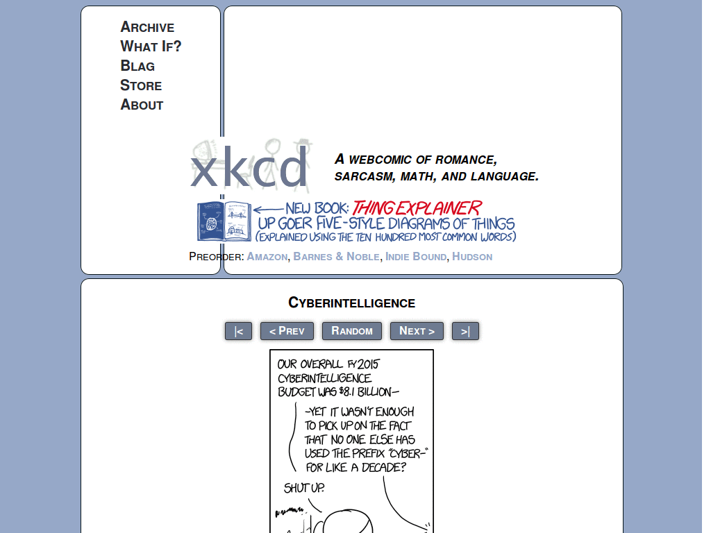 xkcd redesign