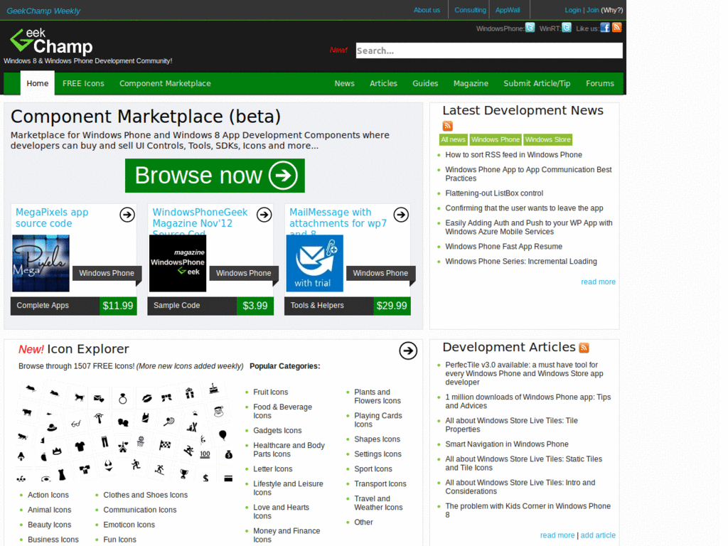 Windowsphonegeek dark style