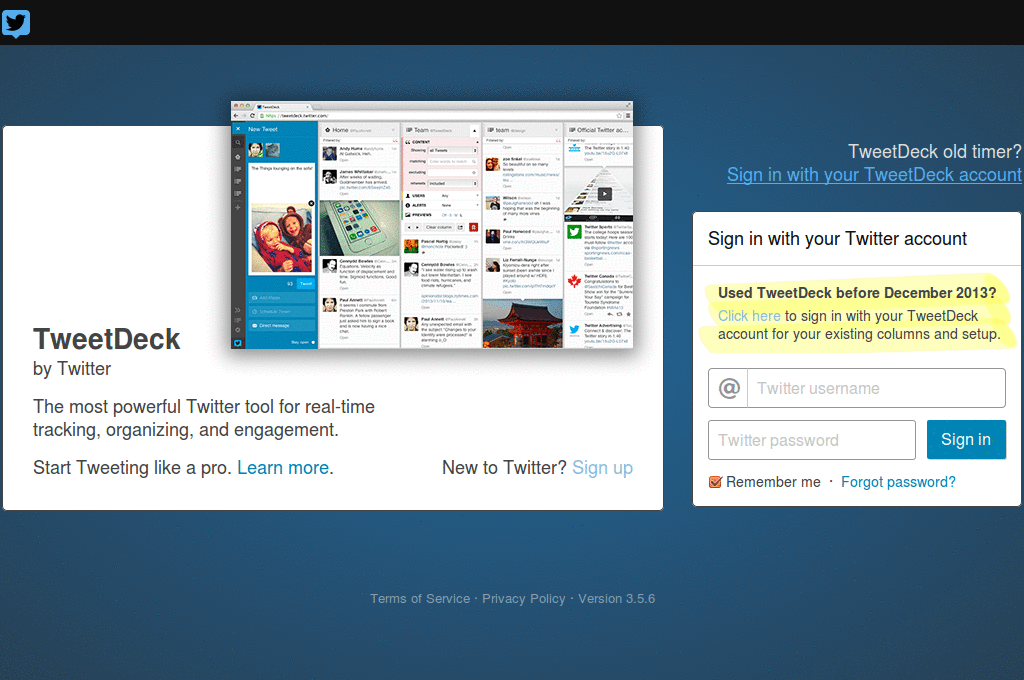 Hide TweetDeck Scrollbars