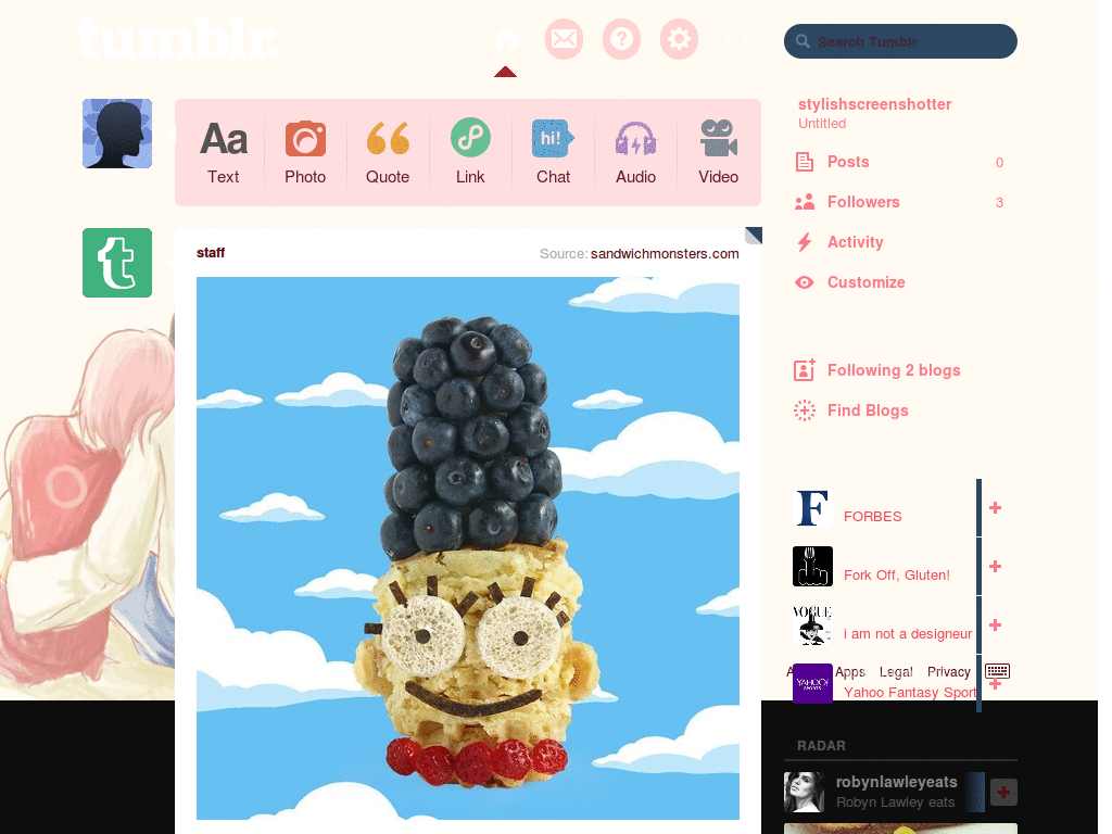 Naruto - SasuSaku Userstyle. Tumblr.
