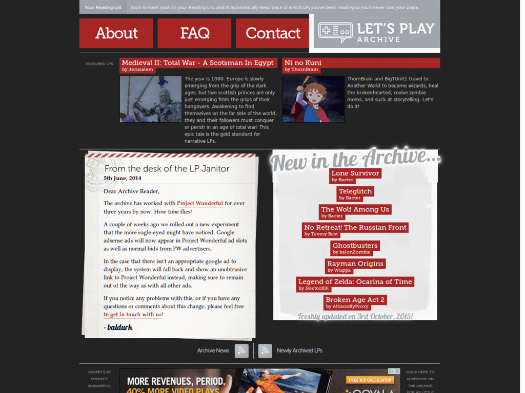 Let's Play Archive Dark
