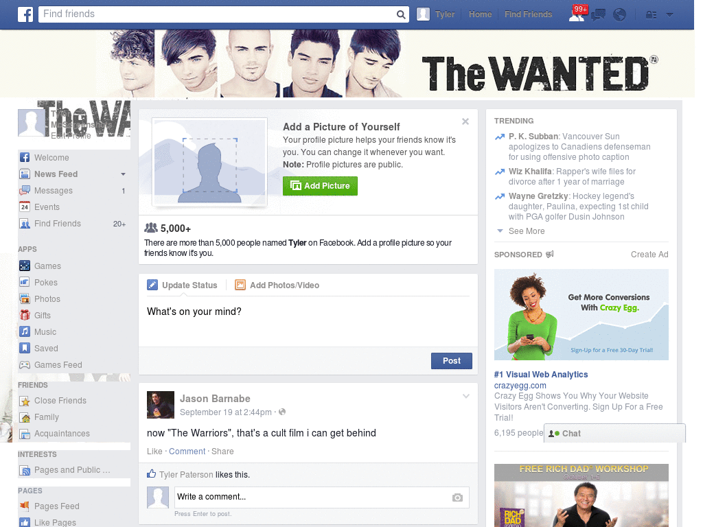 Facebook - The Wanted 2 ( by Templah.com )