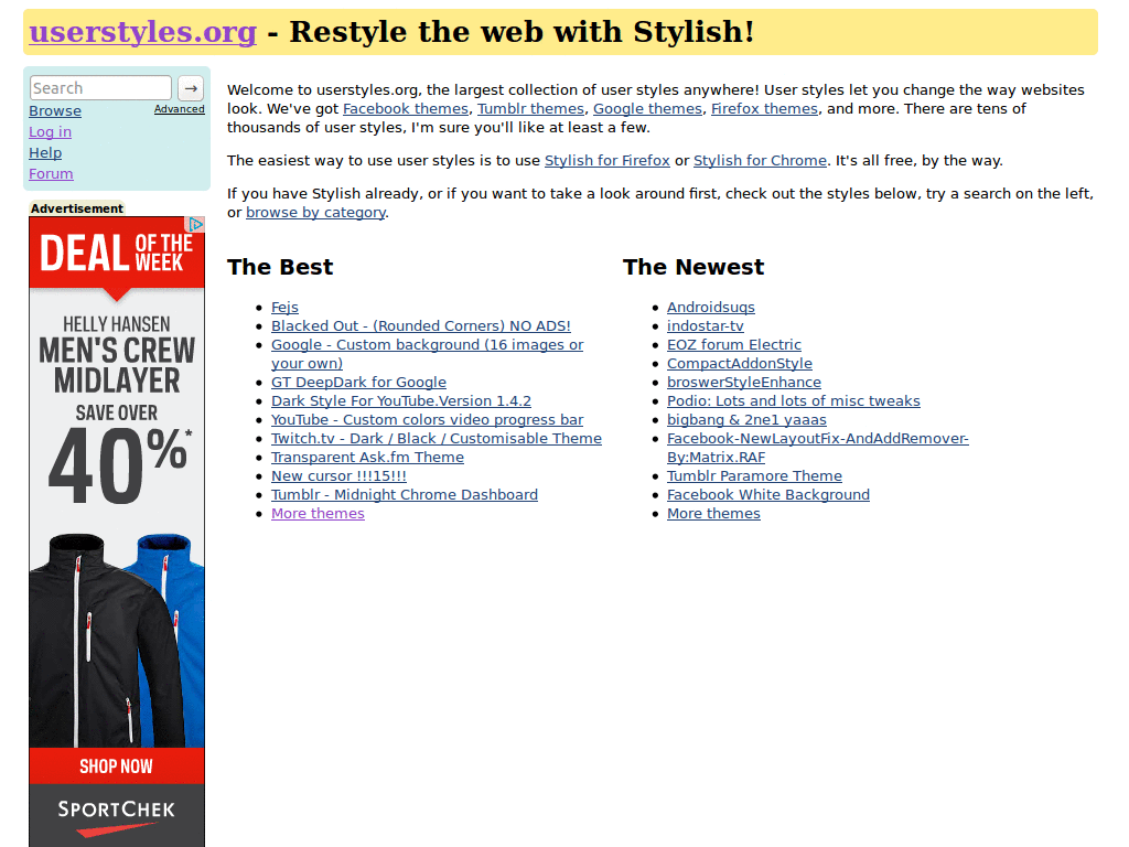 Userstyles -