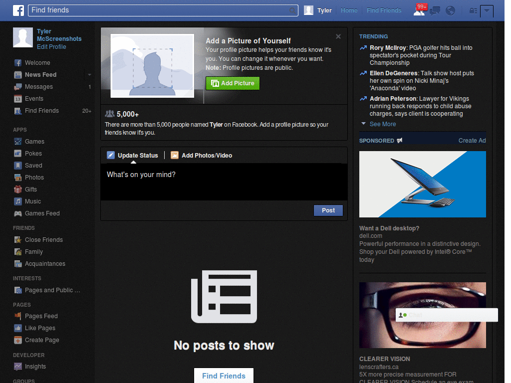 Guilherme Layout for Facebook