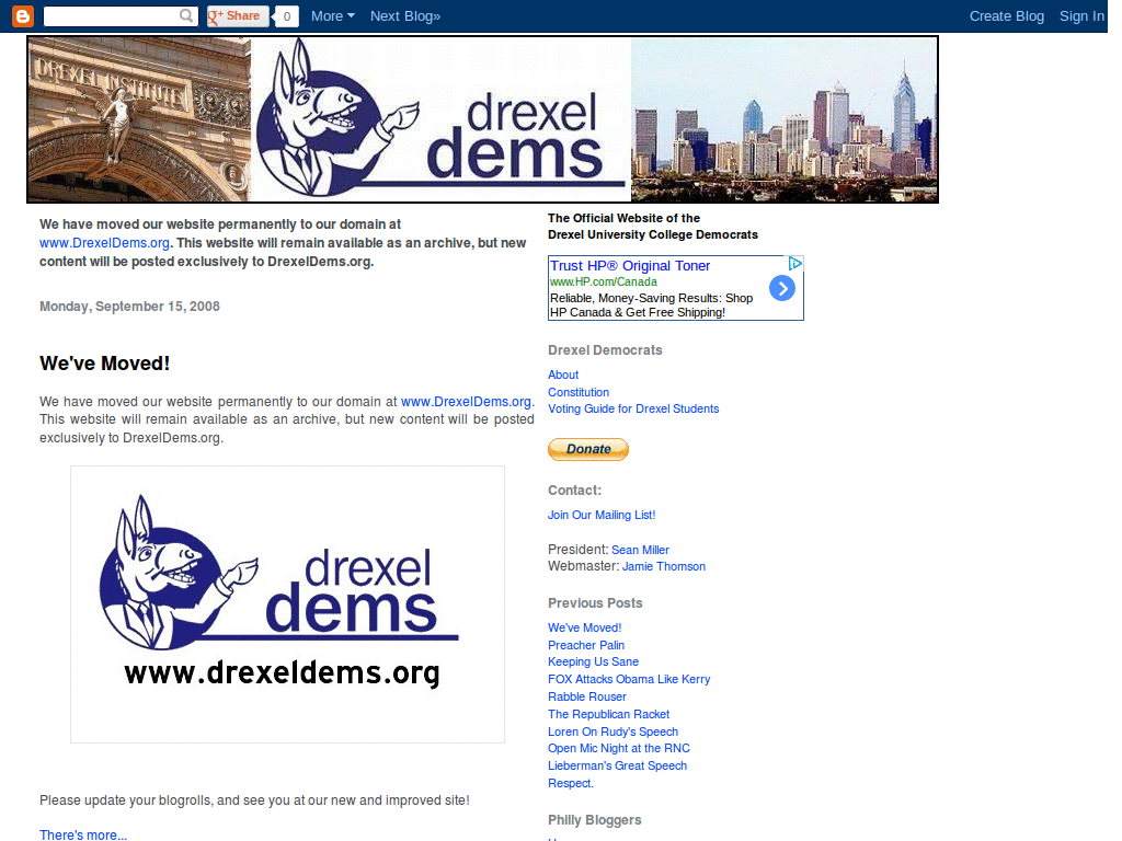 Drexel Democrats tidier