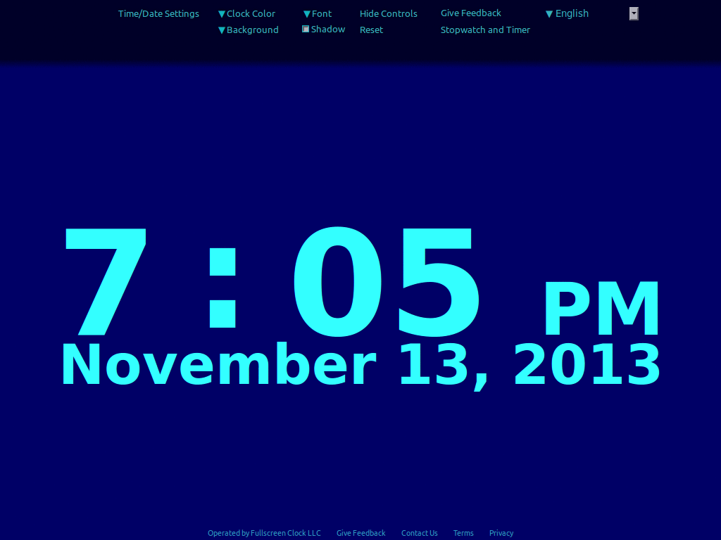 Glow Clock for enjoy.your-clock.com