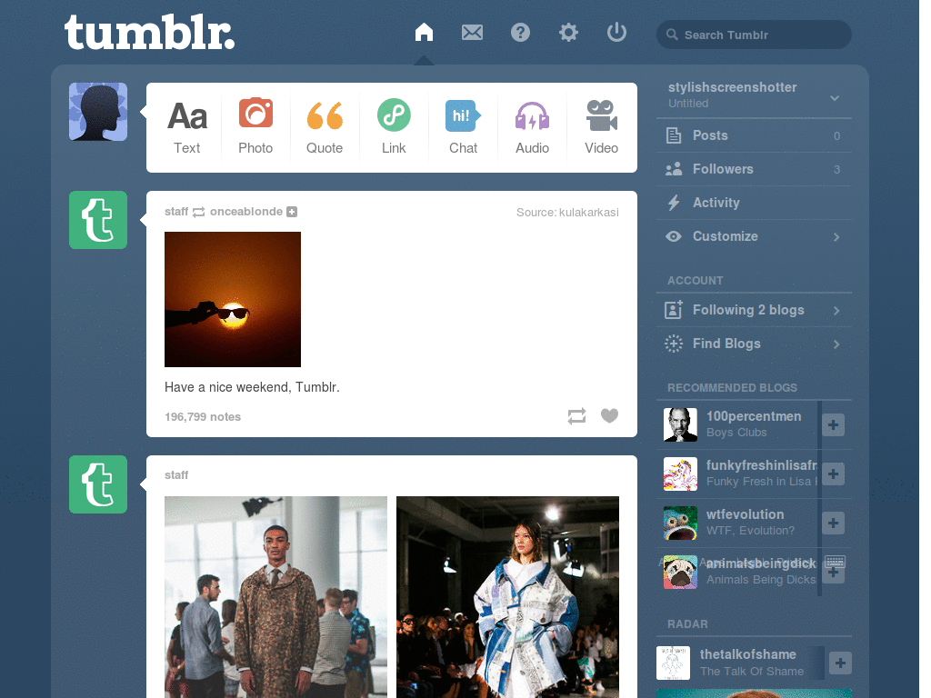 Black for Tumblr