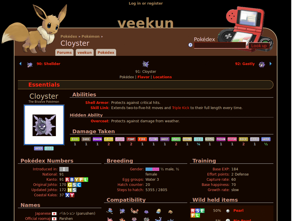 Veekun DARK