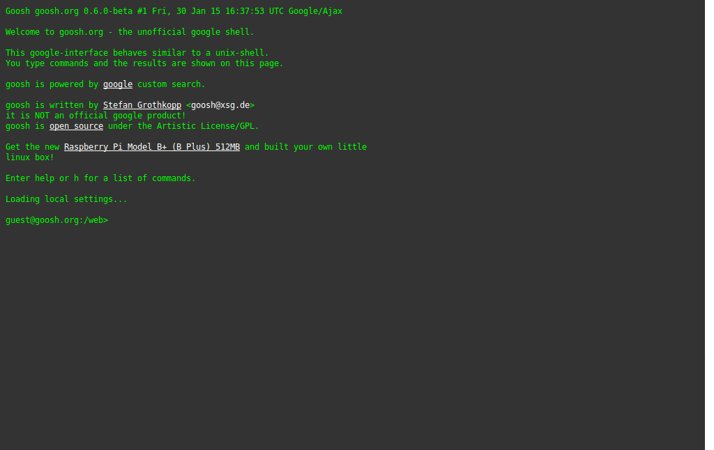 Goosh Dark and green