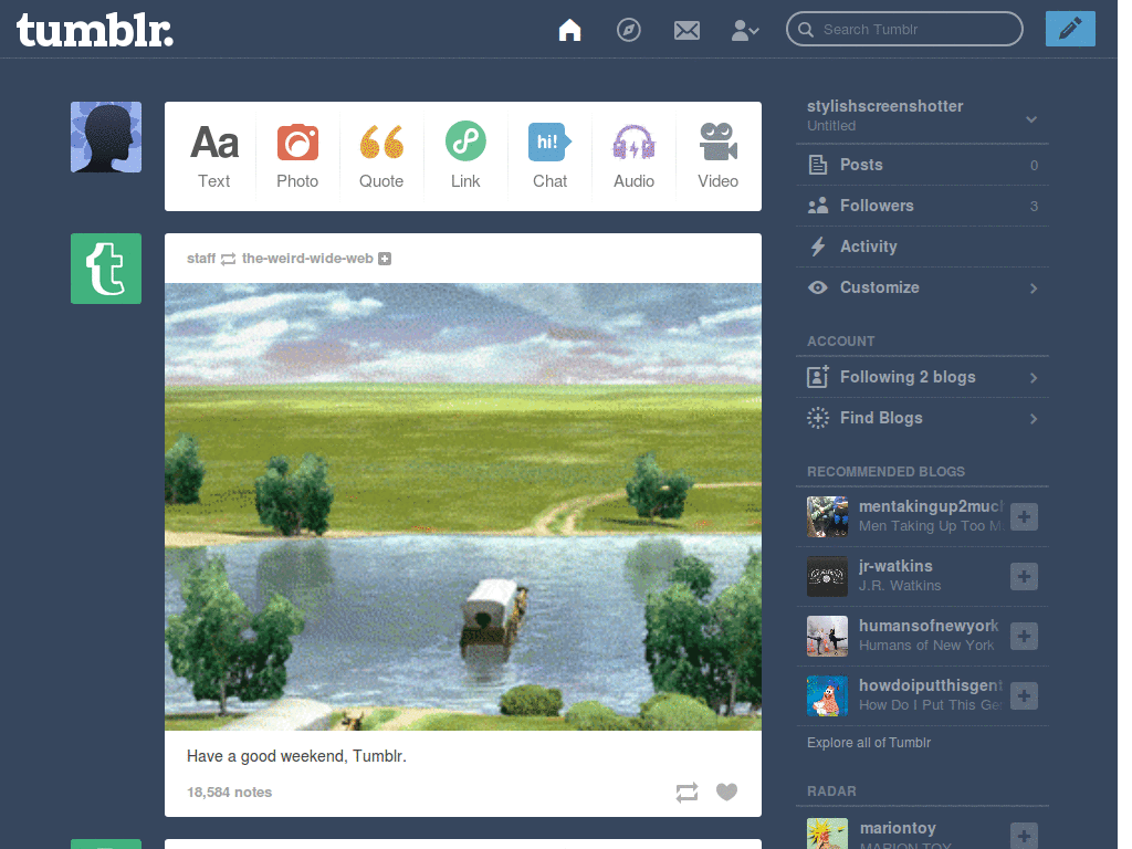 Rick Grimes Tumblr Log In Theme