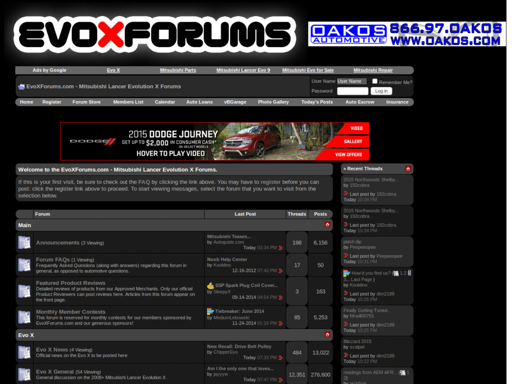 EvoXForums BLACKOUT
