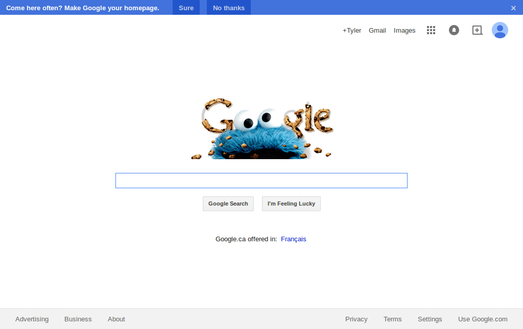 MY Remade "Google Logo-Cookie Monster"