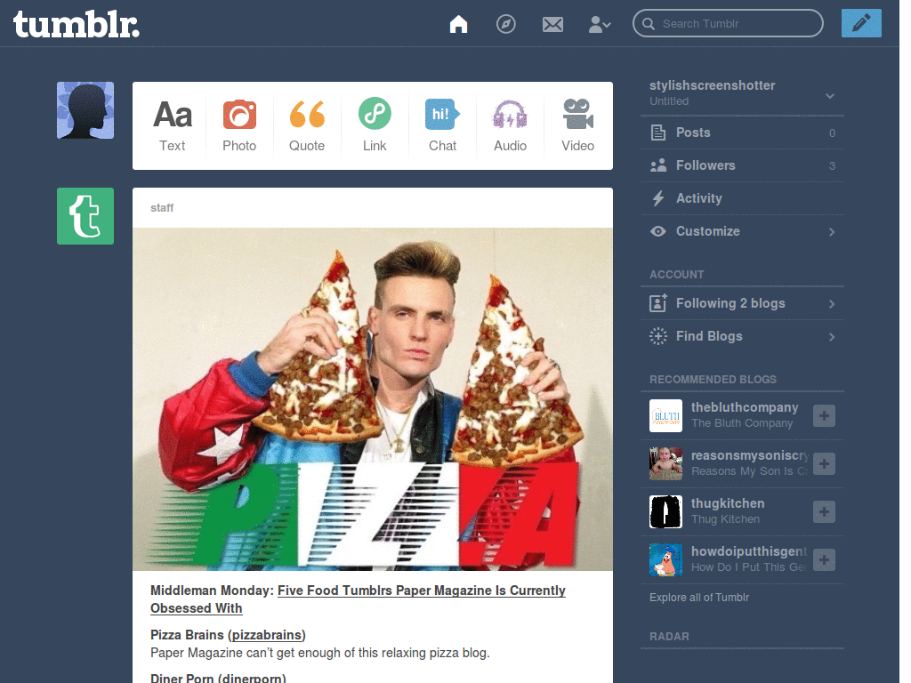 MY Tumblr Radar Remover