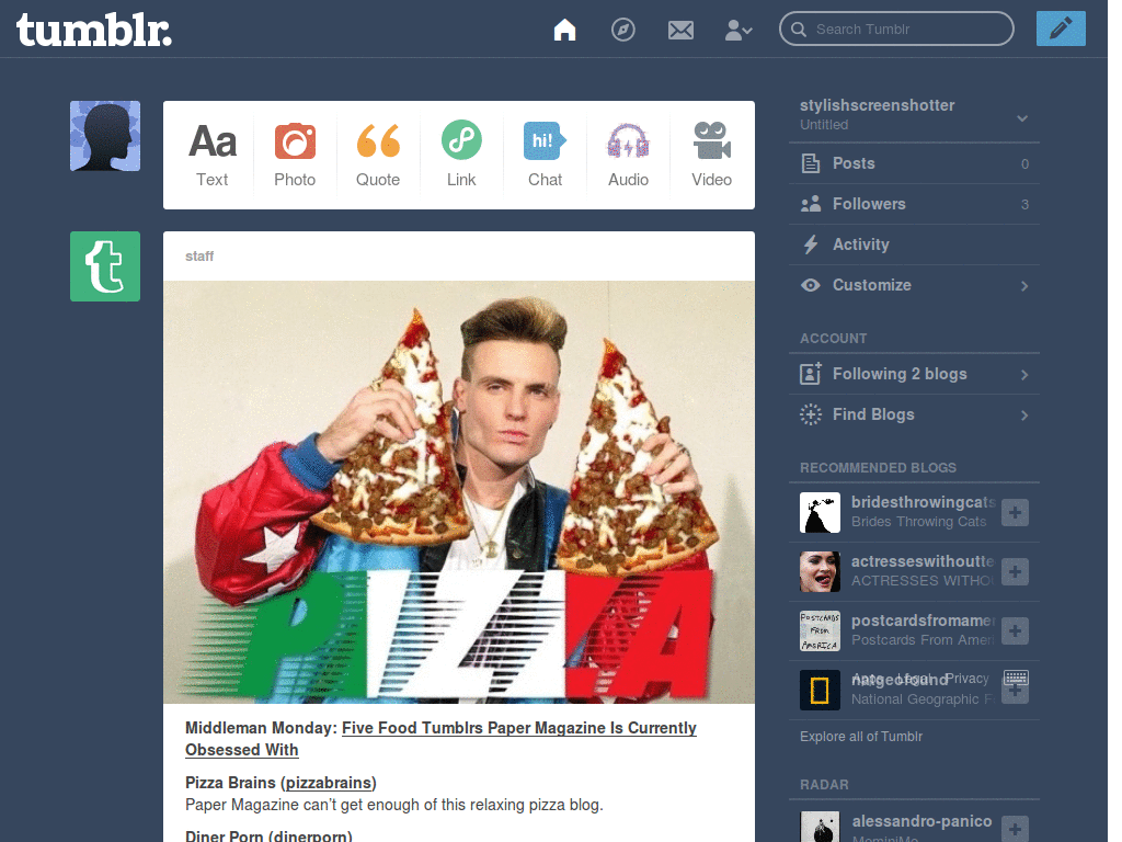 MY tumblr - Blue Bar Fix