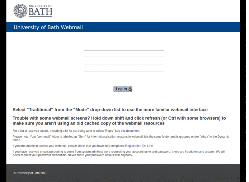 Bath Webmail