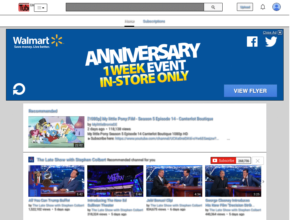 youtube IN SPAYAYAYACE