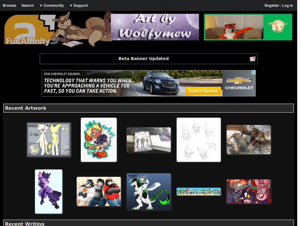 FurAffinity - Dark Matte 2.0