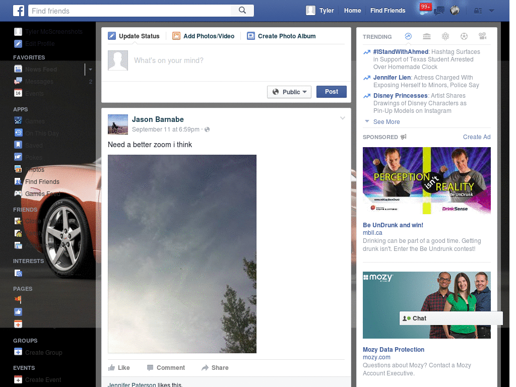 Auto chevrolet para facebook