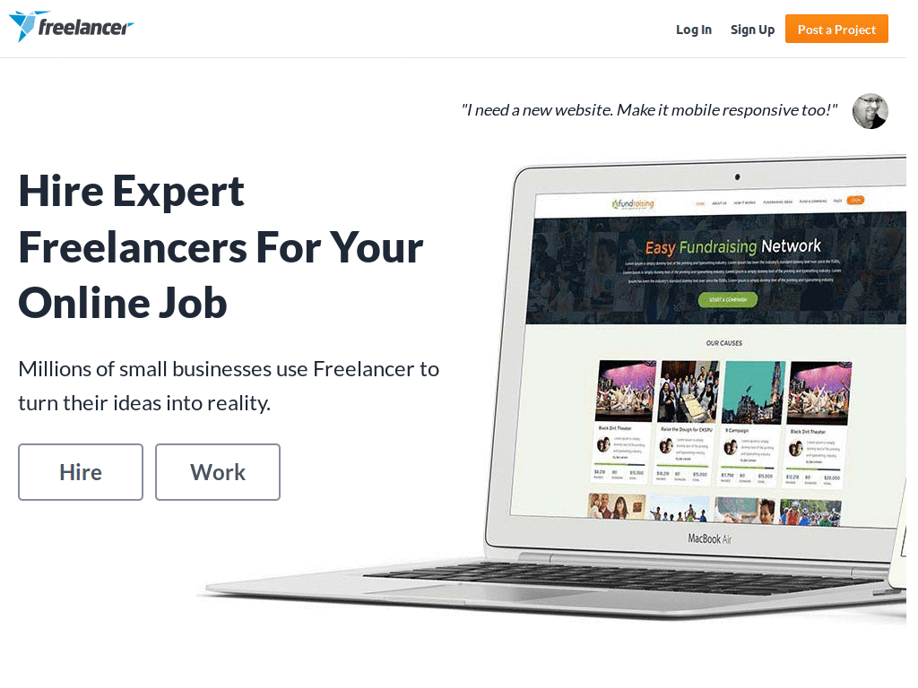 Freelancer.com - Grey Pattern