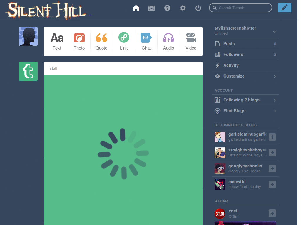 Silent Hill tumblr logo