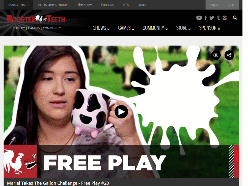 NO BORDERS ON ROOSTERTEETH