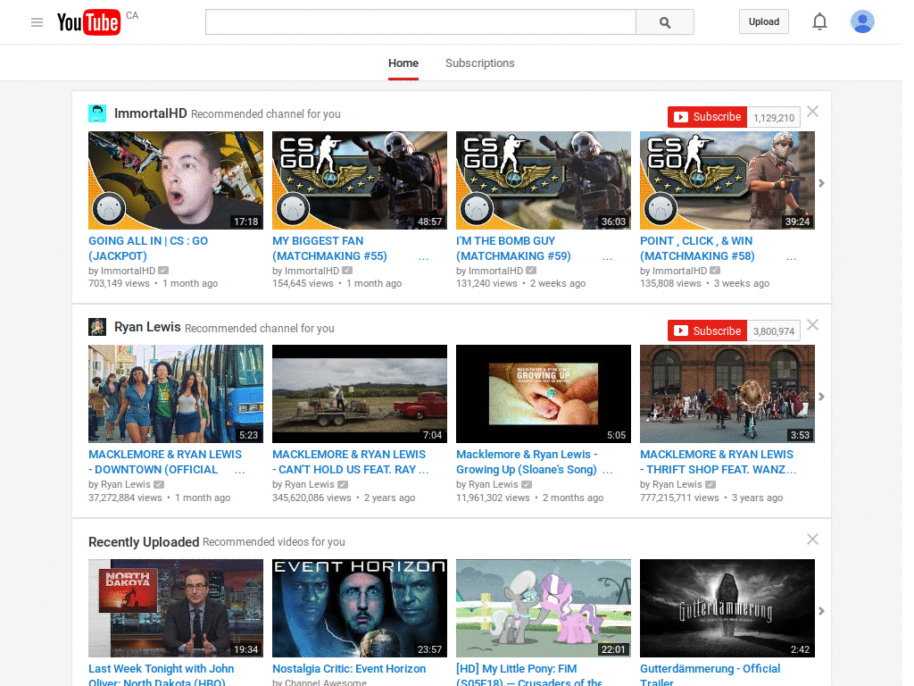 YouTube fix