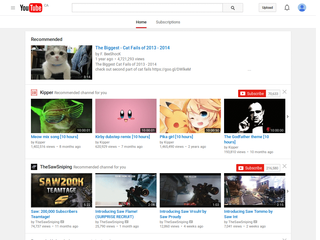 YouTube Centralizer