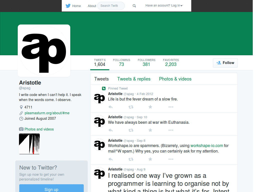 Twitter for Minimalists