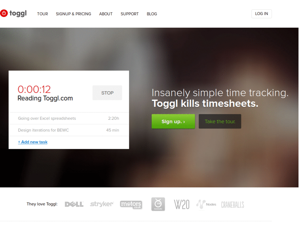 Toggl - Hide Upgrade Boxes