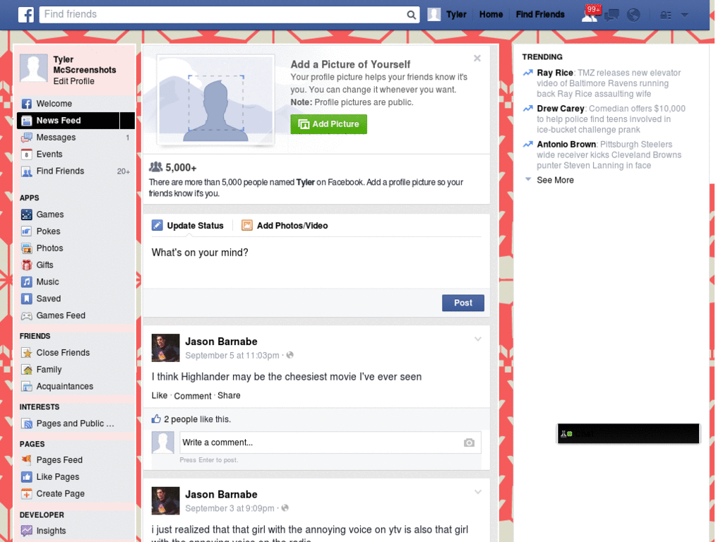 Christmas Sweater Facebook Theme