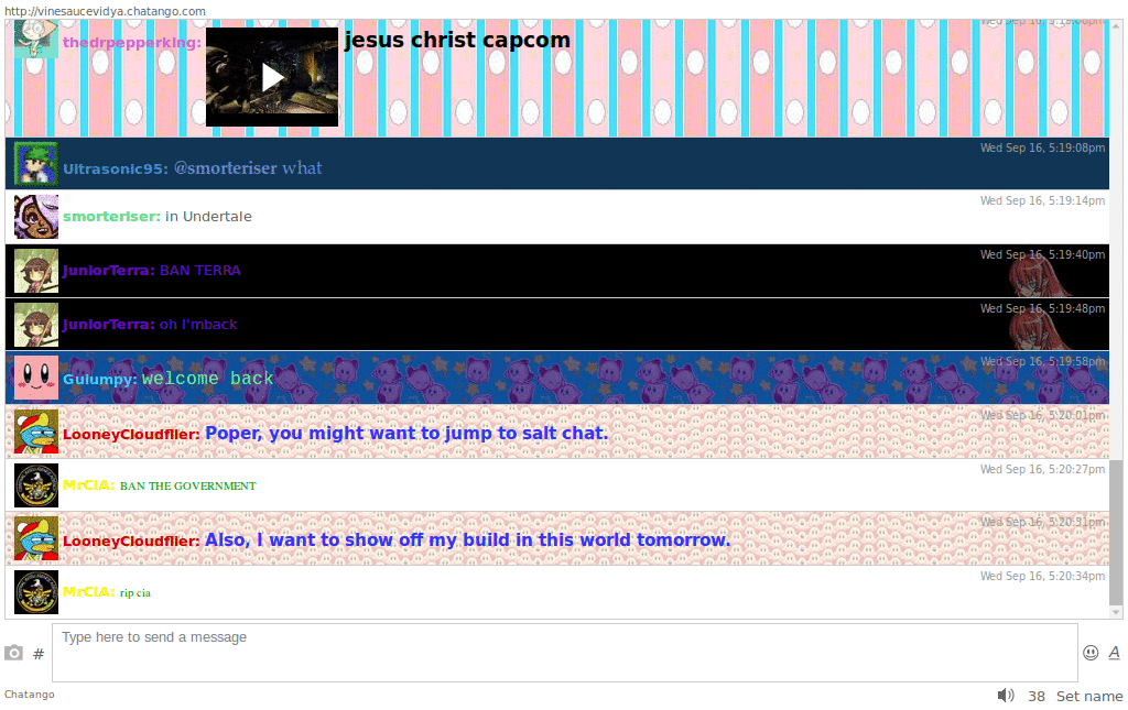 Chatango Chatroom Page Fullscreen