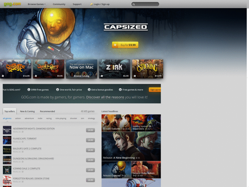 gog.com - shrinkable