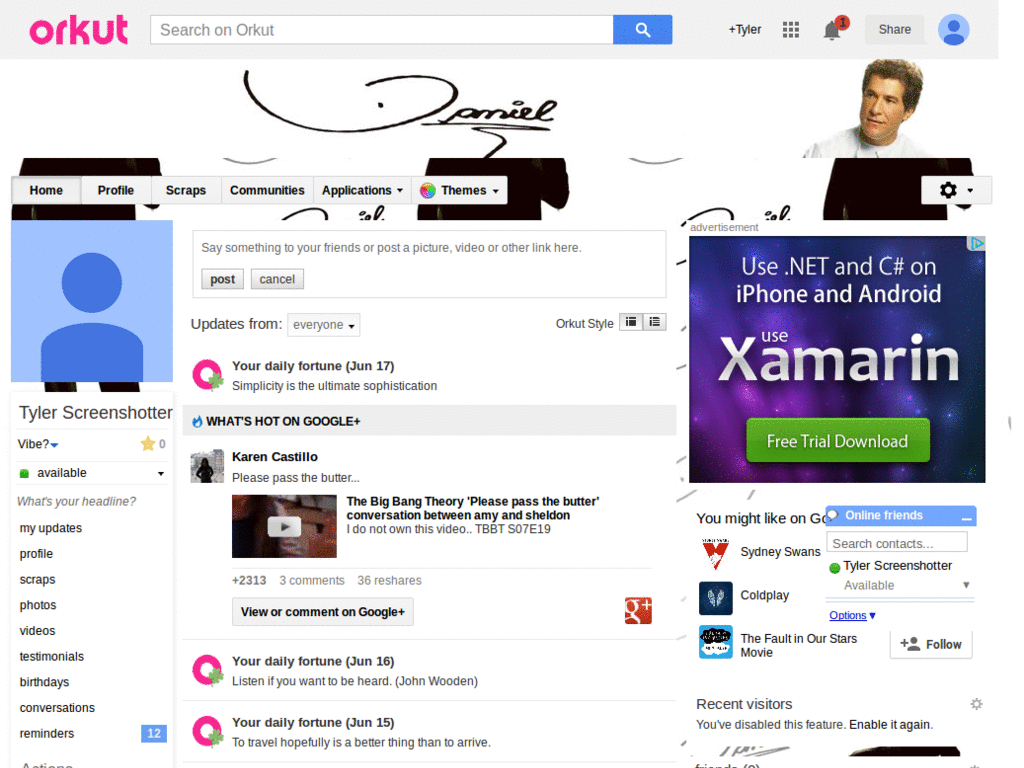 Orkut - Daniel 1 ( by Templah.com )