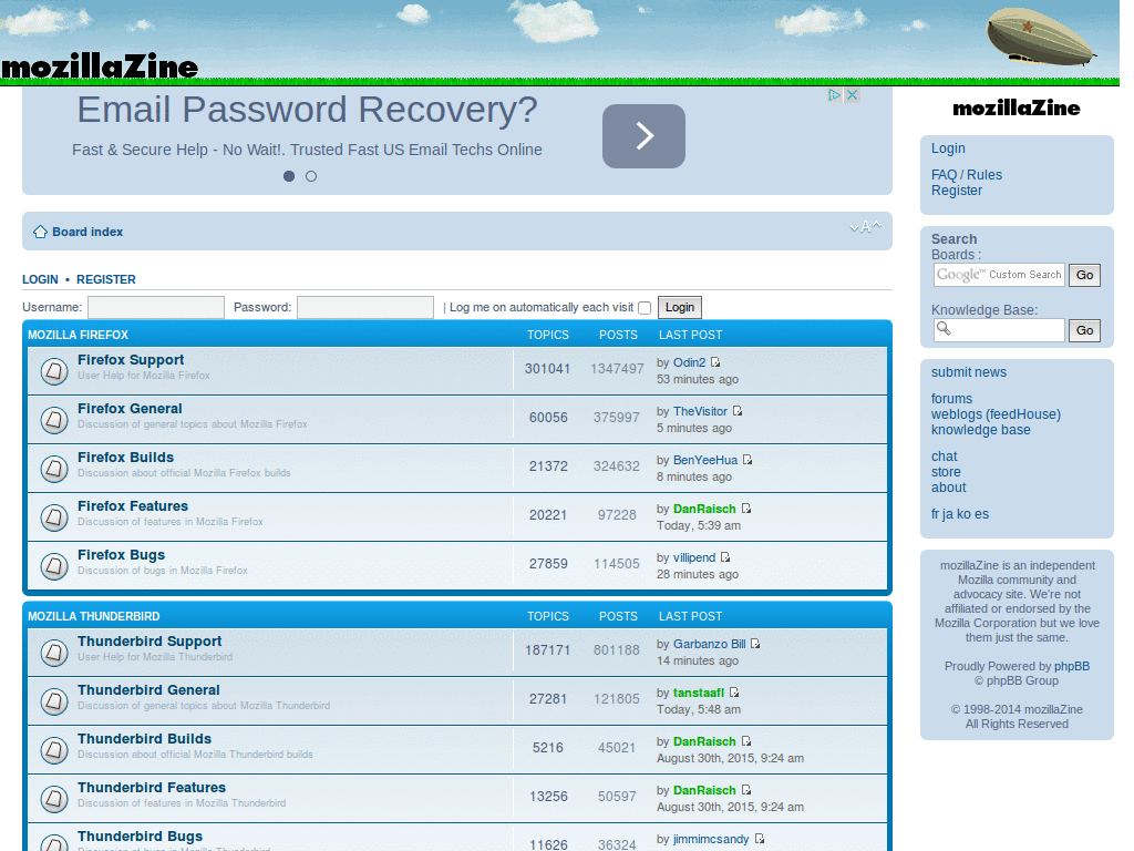 Mozillazine phpBB3 by pirlouy