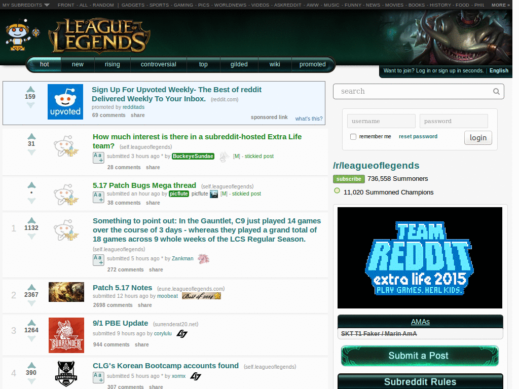 Outrageous /r/LeagueOfLegends